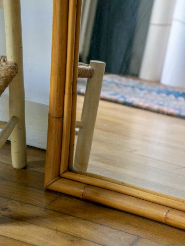 Georges, le miroir en rotin N°651