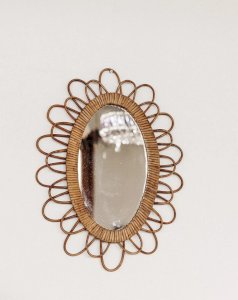 Georges, the rattan mirror No. 656