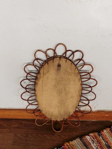 Georges, le miroir en rotin N°656