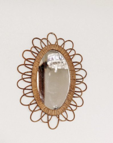 Georges, le miroir en rotin N°656