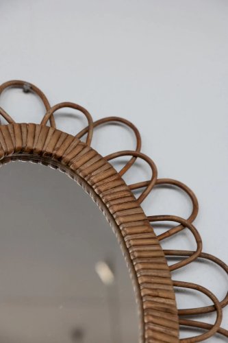 Georges, le miroir en rotin N°656