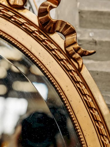 Georges, le miroir ovale doré N°808