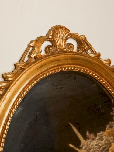 Georges, le miroir ovale doré N°839