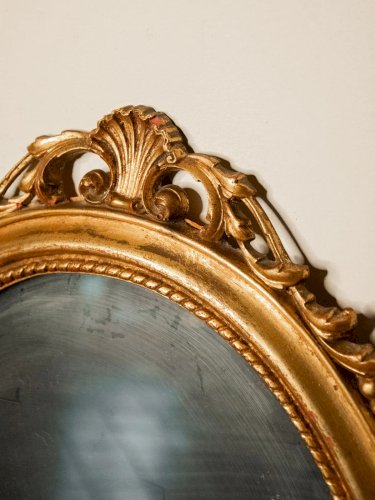 Georges, le miroir ovale doré N°839