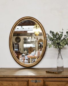 Georges, le miroir ovale doré N°908