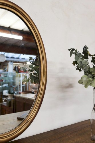 Georges, le miroir ovale doré N°908