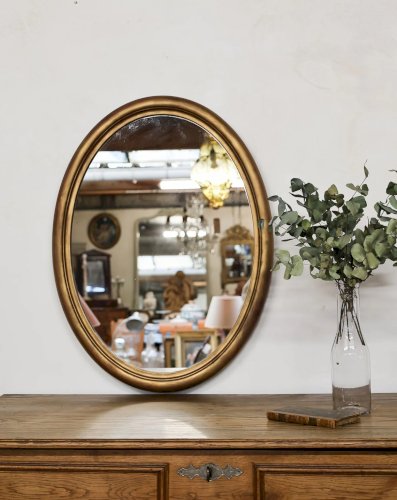 Georges, le miroir ovale doré N°908