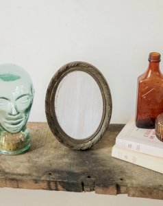 Georges, le miroir ovale en bois N°760