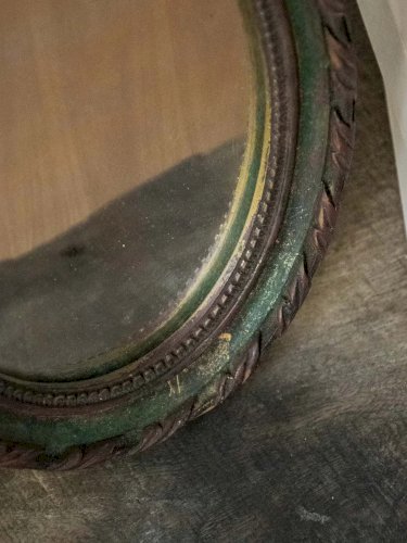 Georges, le miroir ovale en bois N°760