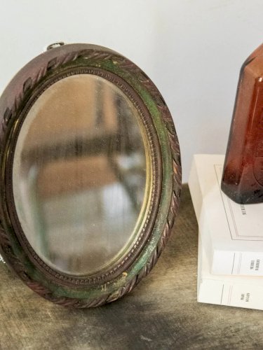 Georges, le miroir ovale en bois N°760