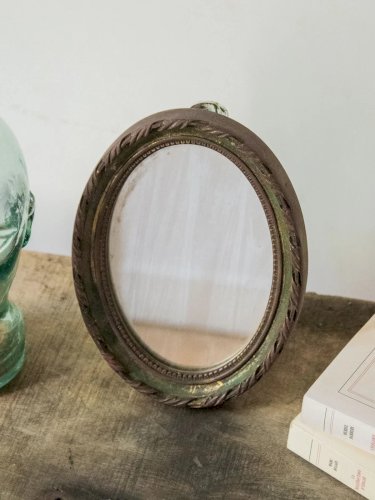 Georges, le miroir ovale en bois N°760