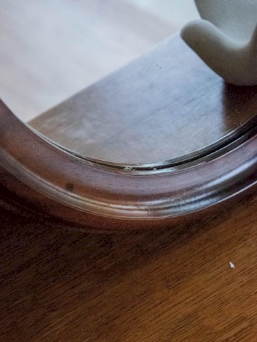 Georges, le miroir ovale en bois N°851