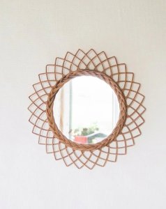 Georges, the rattan sun mirror No. 652