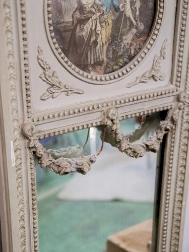 Georges, le miroir trumeau vert N°720