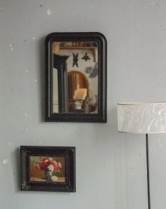 Georges, the small black Louis-Philippe mirror No. 921