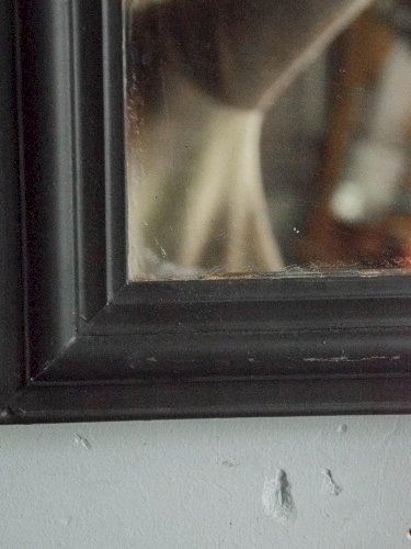 Georges, le petit miroir Louis-Philippe noir N°921