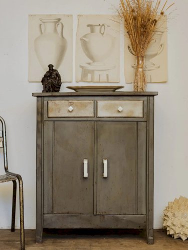 Gilbert, le buffet patiné en métal N°490