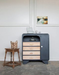 Gilbert, the large gray and light wood buffet No. 578