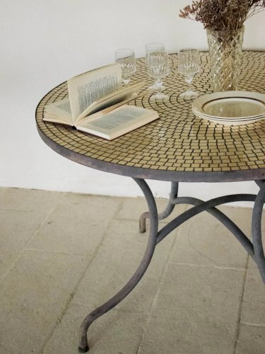 Gisèle, la table de jardin en fer N°221