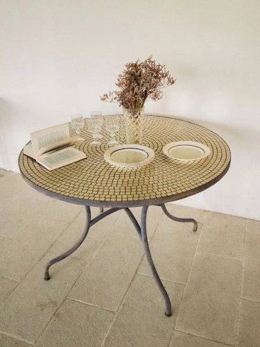 Gisèle, la table de jardin en fer N°221