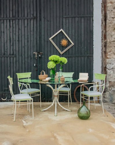 Gisèle, l'ensemble de jardin en fer N°219