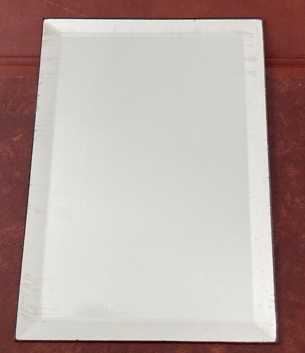 Boîte à Bijoux Vintage Années 50 - Coffret En Verre Miroir Avec Miroir Biseauté, Occasion