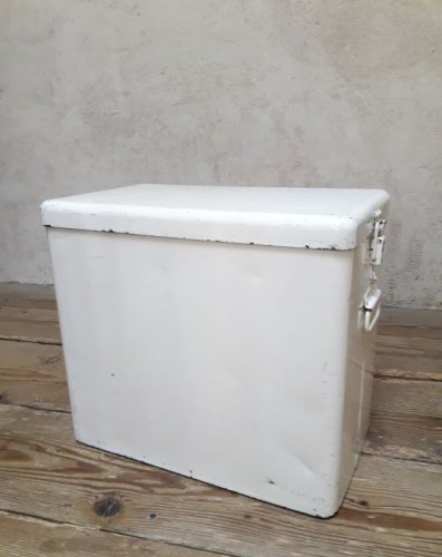 Glacière métal 1940-1950 vintage rangement insolite