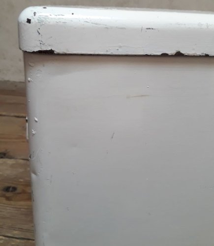 Glacière métal 1940-1950 vintage rangement insolite