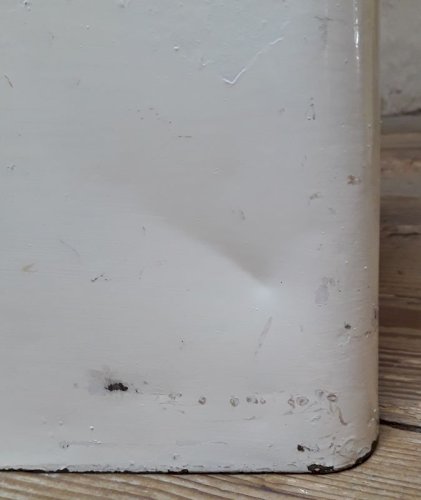 Glacière métal 1940-1950 vintage rangement insolite