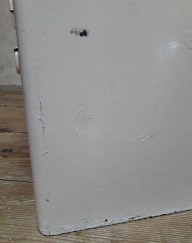 Glacière métal 1940-1950 vintage rangement insolite