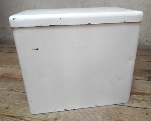Glacière métal 1940-1950 vintage rangement insolite