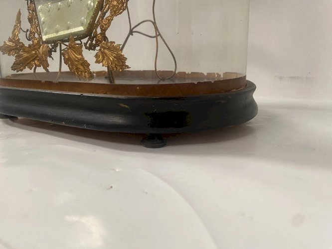 Globe de Mariée ancien en verre soufflé XIX siècle