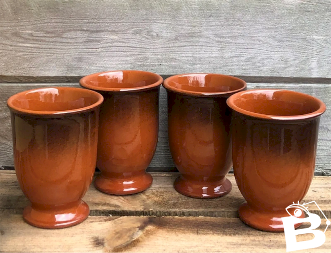 Gobelets en terre cuite style Médiéval