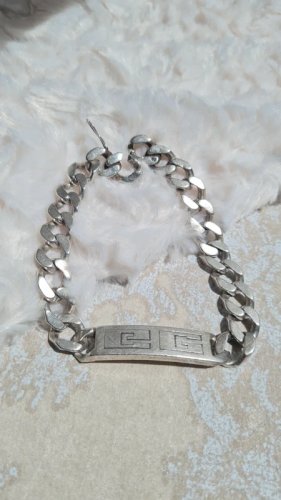 gourmette homme en argent monogramme GG 62.31 Grs