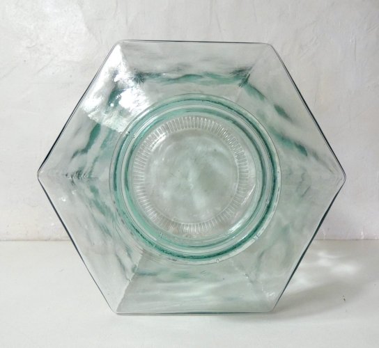 grand bocal - bonbonnière - vase en verre vintage