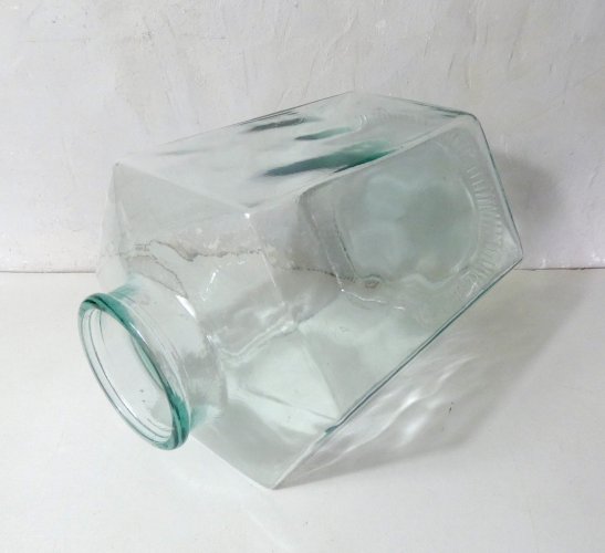 grand bocal - bonbonnière - vase en verre vintage
