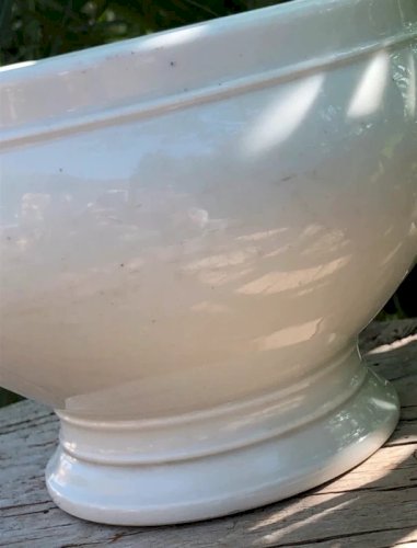 Grand bol à soupe vintage en porcelaine Pillivuyt