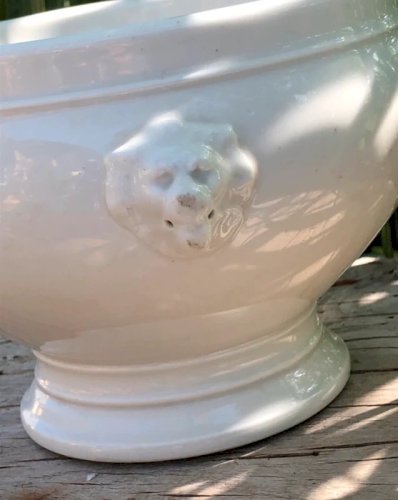 Grand bol à soupe vintage en porcelaine Pillivuyt