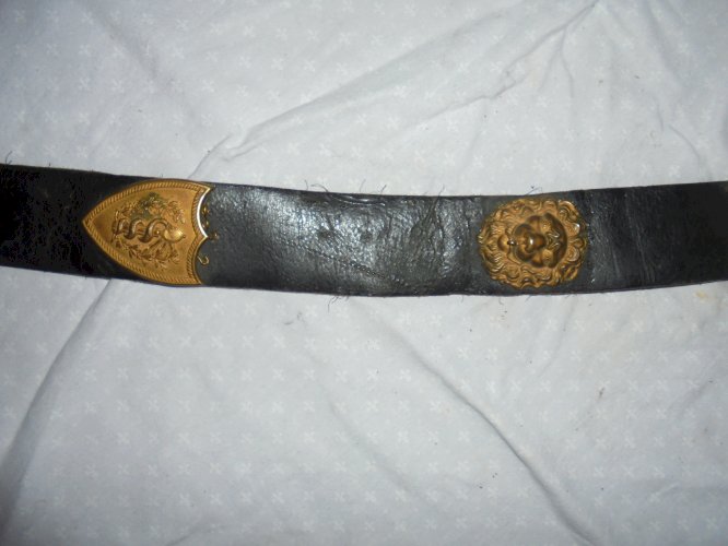 banderole de giberne de medecin francais 2 empire 