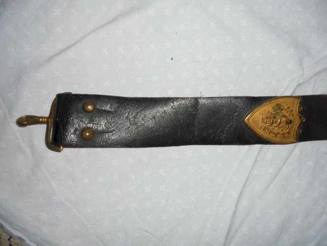 banderole de giberne de medecin francais 2 empire 