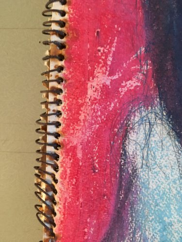 Grand CARNET De Schintone DESSINs 1960 Craie Grasse Portrait Expressioniste
