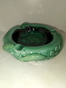 large ashtray 50-60s made in France signed Terre et Feu in good condition