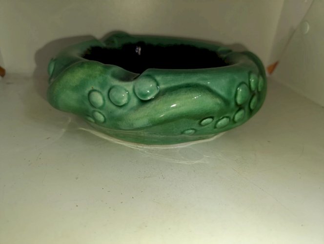 grand cendrier annee 50-60 made in france signé Terre et feu en bon etat