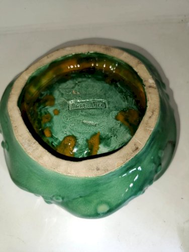 grand cendrier annee 50-60 made in france signé Terre et feu en bon etat