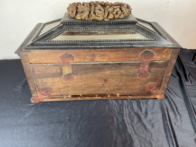 Grand Chasses en bois noirci Reliquaire – XVIIIe