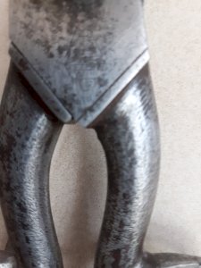 large antique scissors M G