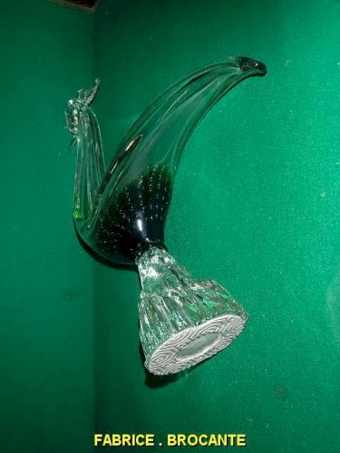 GRAND CYGNE EN MURANO VERT