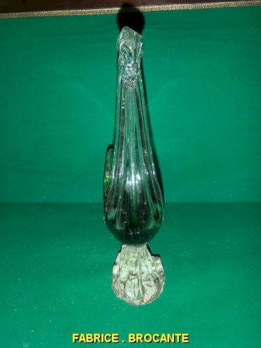 GRAND CYGNE EN MURANO VERT