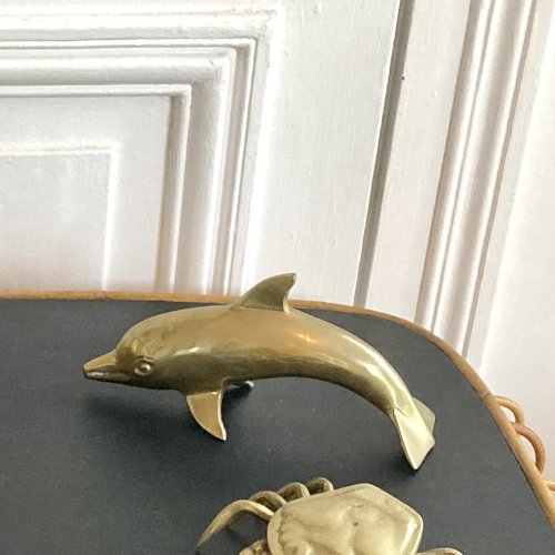 Grand dauphin en laiton