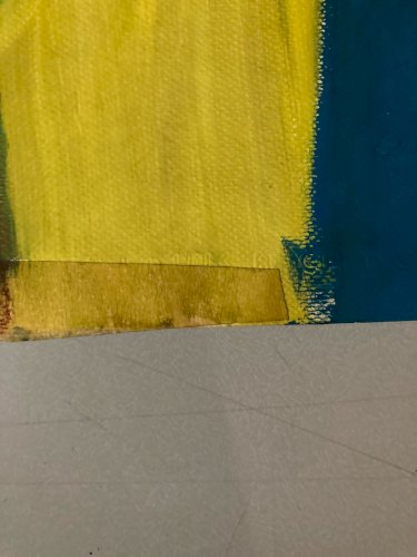 Grand Dessin Abstrait Gouache Papier 1970 Abstraction A Identifier Ancien